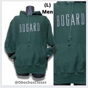 Bogard By Mike B Men's Green Pullover Hooded Sweatshirt Size Large (PRE-LOVED)